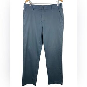 Adidas Golf Pants Mens 35x32 Blue Performance Stretch Flat Front Casual